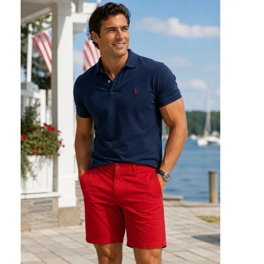 Polo Ralph Lauren Red Shorts